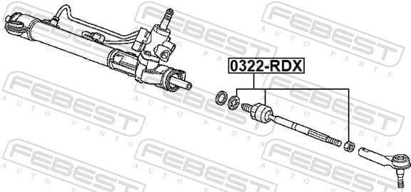Inner Tie Rod 0322-RDX - image 2