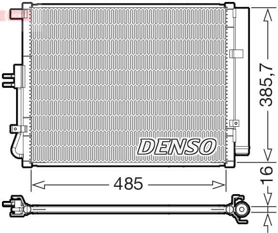 Condenser, air conditioning DCN43007