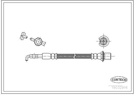 Brake Hose 19032916 - image 2