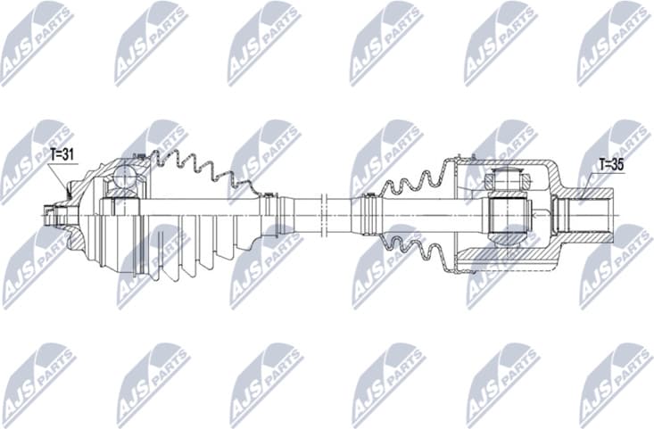 Drive Shaft NPW-BM-253