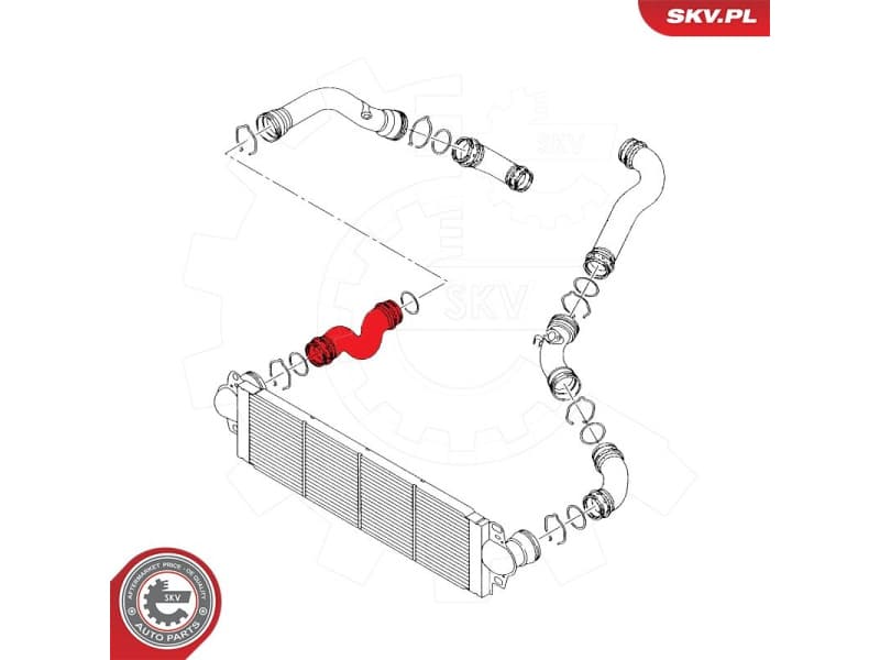 Intake Hose, air filter 24SKV457 - image 4