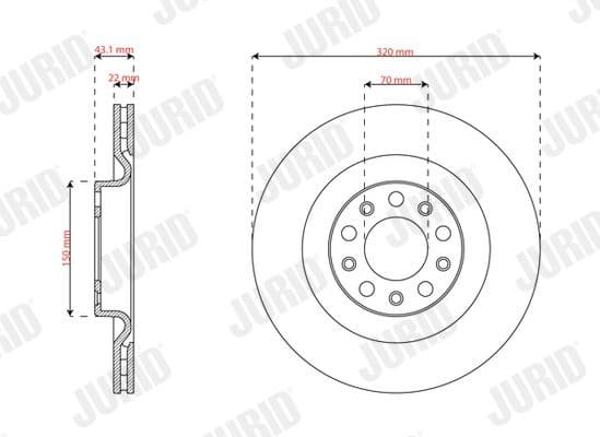 Brake Disc COAT+ 563681JC - image 2