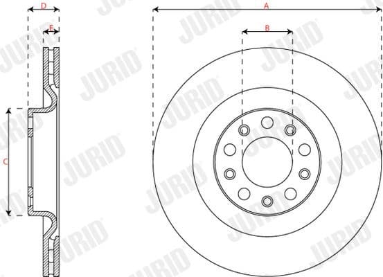 Brake Disc COAT+ 563681JC - image 3
