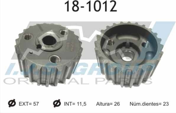 Gear, distributor shaft Technology & Quality 18-1012 - image 2