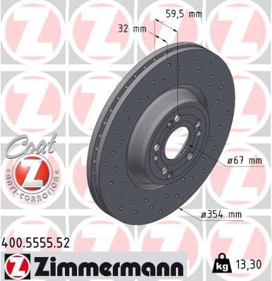 Brake Disc SPORT BRAKE DISC Z 400.5555.52
