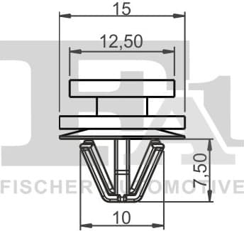 Clip, trim/protection strip 41400035 - image 2