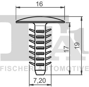 Clip, trim/protection strip 33-10011.25 - image 2