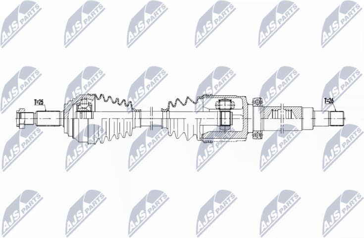 Drive Shaft NPW-FR-170