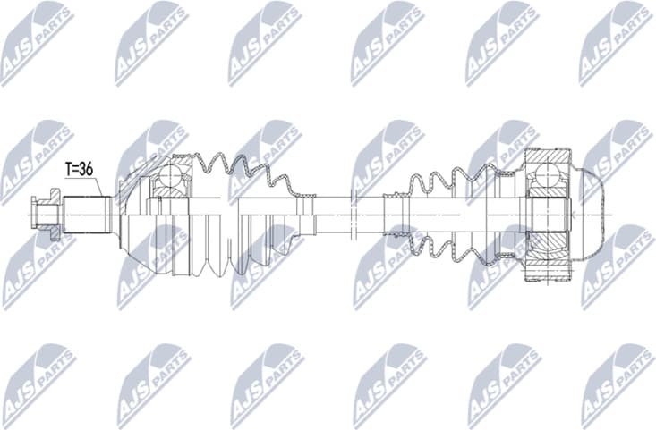 Drive Shaft NPW-VW-229 - image 2