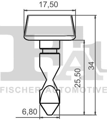 Clip, trim/protection strip 11-40093.5 - image 2
