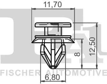 Clip, trim/protection strip 12-40007.5 - image 2