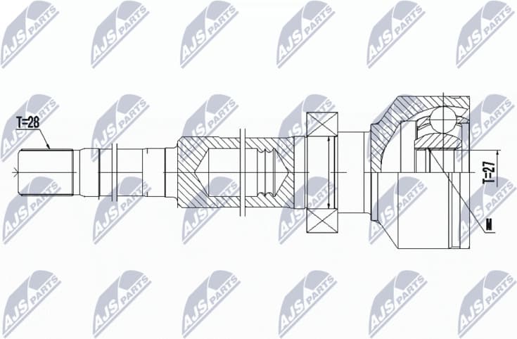 Joint Kit, drive shaft NPW-VV-099