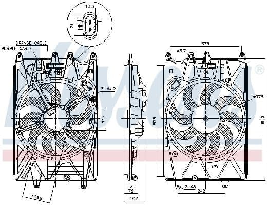 Fan, engine cooling 85937 - image 8