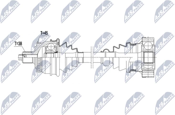 Drive Shaft NPW-AU-108