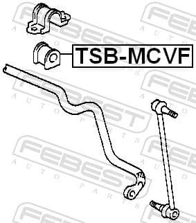 Mounting, stabiliser bar TSB-MCVF - image 2