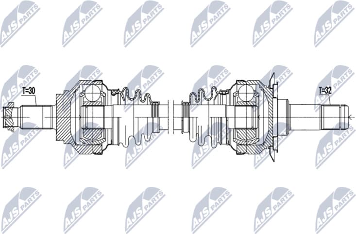 Drive Shaft NPW-BM-224
