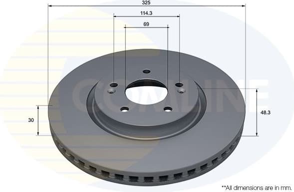 Brake Disc COATED ADC5203V