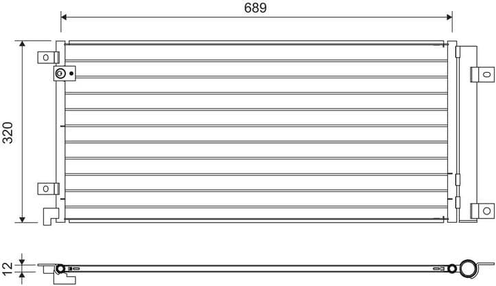 Condenser, air conditioning 822732