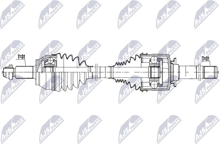 Drive Shaft NPW-LR-058