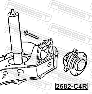 Wheel Hub 2582-C4R - image 2