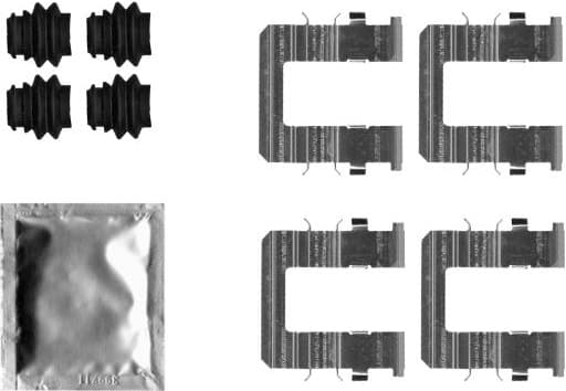 Accessory Kit, disc brake pad 82550700