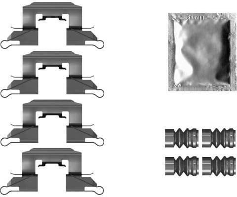 Accessory Kit, disc brake pad 82559100