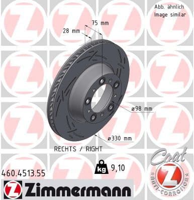 Brake Disc BLACK Z 460.4513.55