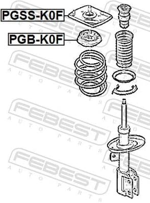 Suspension Strut Support Mount PGSS-K0F - image 2