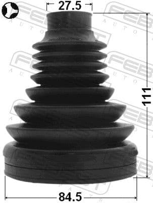 Bellow, drive shaft 1715P-Q5T - image 2