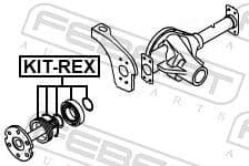 Bearing, drive shaft KIT-REX - image 2