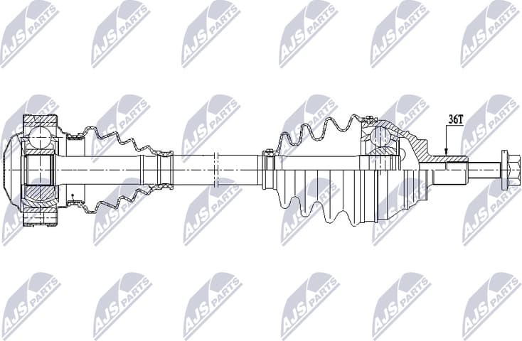 Drive Shaft NPW-VW-207