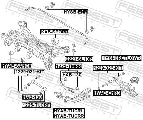 Control/Trailing Arm, wheel suspension 1225-TMRR - image 2