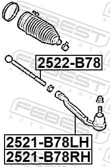 Tie Rod End 2521-B78LH - image 2