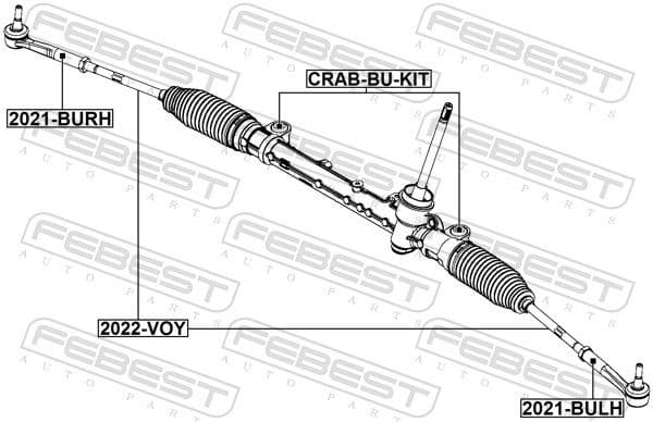 Mounting, steering gear CRAB-BU-KIT - image 2