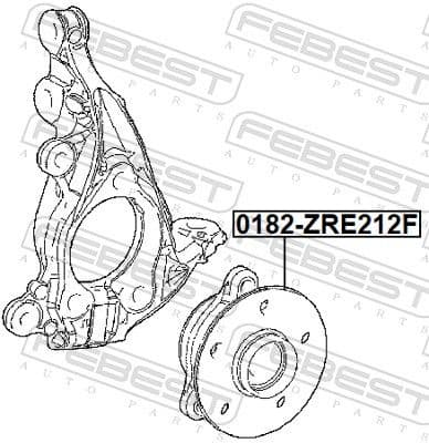 Wheel Hub 0182-ZRE212F - image 2