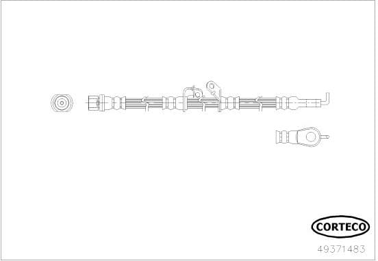 Brake Hose 49371483 - image 2