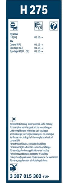 Wiper blade BOSCH, 1psc 3397015302 - image 2