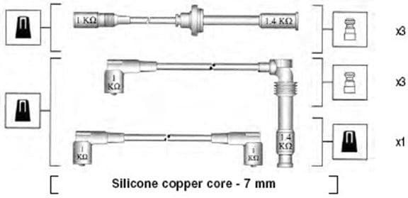 Ignition Cable Kit 941045400525