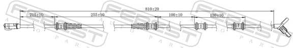 Sensor, wheel speed 16606-002 - image 2