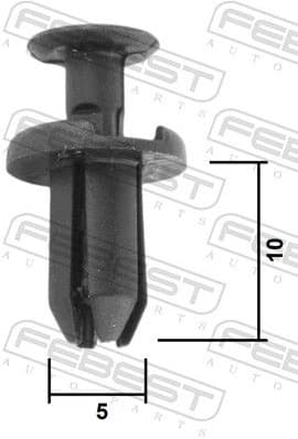 Clip, trim/protection strip 88570-101 - image 2