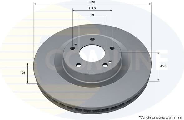 Brake Disc COATED ADC5051V