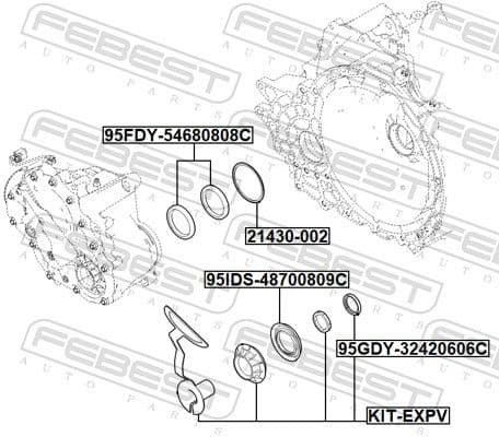 Repair Kit, automatic transmission KIT-EXPV - image 2