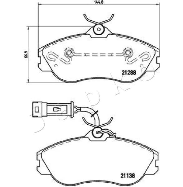 Brake Pad Set, disc brake 500902