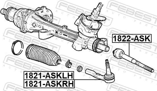 Inner Tie Rod 1822-ASK - image 2