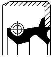 Shaft Seal, wheel hub 49381389 - image 2