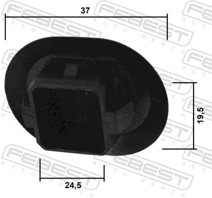 Clip, trim/protection strip 88570-109 - image 2