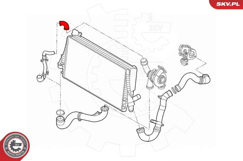 Charge Air Hose 24SKV549 - image 4