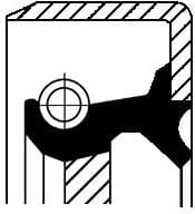 Shaft Seal, crankshaft 12011821B