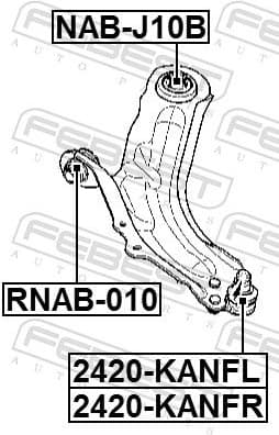 Ball Joint 2420-KANFL - image 2