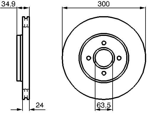 Brake Disc 0986479048 - image 2